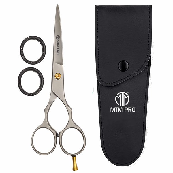 MTM PRO Hairdressing Shears Pre Style 6.5 Inch Professional Stainless Steel Hair Cutting & Trimming Scissors for Salon Stylists and Barbers, Satin Finish Look, Classic Design