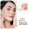 SKINTIFIC Cushion Foundation | Cover All Perfect Air Cushion | SPF 35 PA++++ | Oil-Control Waterproof Fondation Sweatproof Matte Finish Poreless Foundation Flawless BB Cream CC Cushion Makeup