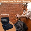 Hard Clipper Case for Barbers, Hair Clippers Travel Case for Hatteker/Oneisal/Wahl 5star/Andis Razor Guard Grooming Kits, Hair Cutting Barber Supplies Holder, Trimmer Organizer Storage Bag (Case Only)