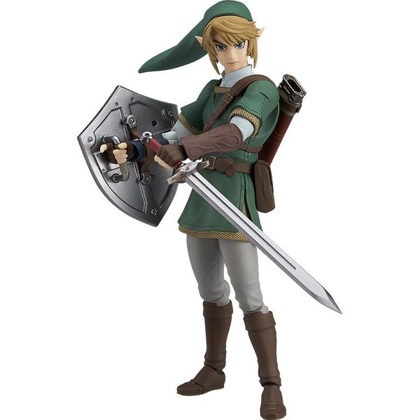 Good Smile The Legend of Zelda Twilight Princess Link (Deluxe Version) Figma Action Figure, 180 months to 1188 months