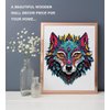 Ageliya Wooden Puzzles for Adults Wolf, Wood Puzzles Adult 300 Pieces 12x13in, Unique Shaped Puzzles, Challenge Wooden Puzzle Great Gifts for Puzzle Lovers, Grandparents, Parents, Family Game