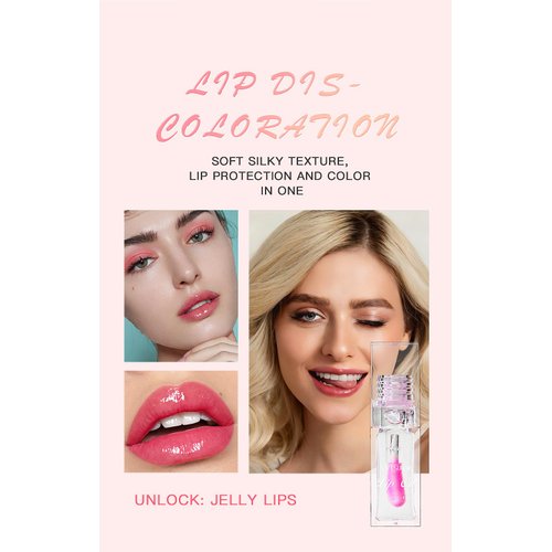 2 Pcs Magic Color Changing Lip Oil,Moisturizing Lip CareNon-Sticky Tinted Lip Oil, Fresh Texture Lip Glow Oil. (Color Changing Lip Oil & Pearlescent Color Changing)