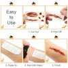 30 Sheet 180Pcs Halloween Zombie Makeovers, Halloween Simulation Horror Fake Bloody Wounds,Simulation Waterproof Tattoo Stickers Temporary Tattoo Bleeding Scars, Halloween Party Cosplay
