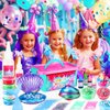 Mermaid Slime Kit for Girls, Mini Dreamy Slime Making Kit for Kids 6-12, Party Favors for Childrens
