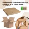 6x6x6 Corrugated Shipping Box, Heavy-Duty Moving & Storage Boxes, Strong, Eco-Friendly Cardboard for Packing, Shipping, and Storing (25)