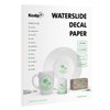 Koala Waterslide Decal Paper for Laser Printer - Clear Transparent - 25 Sheets Printable Water Slide Transfer Paper - 8.5x11 Inches