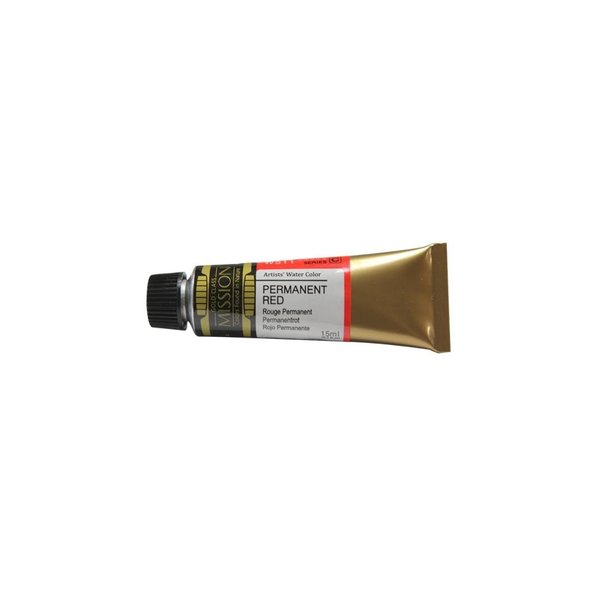 Mijello Mission Gold Class Water Color Paint, 15ml Tube, Permanent Red (W511)