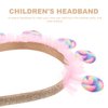Lollipop Headband Christmas Candy Headband Tiara Food Hair Hoop Headpiece Accessories Holiday Party Favors for Festival Party Children Girl Princess Costume