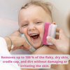 Cradle Cap Brush for Babies - Newborn Bath Essentials | Baby Cradle Cap Treatment Set | Cradle Cap Kit for Babies (Pink 5-Pack)