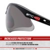 Optic Max Tactical Safety Glasses Hunting Shooting Scratch Resistant Lens, Lightweight & Flexible Frame (Gray)