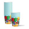 Retirement Party Supplies Set Plates Napkins Cups Tableware Kit for 16