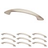 Franklin Brass Modern Curve (10-Pack) Cabinet Handles 3" Satin Nickel Cabinet Pulls Handles for Cabinets and Drawers Cabinet Hardware Dresser Handles Drawer Pulls P12447K-SN-B