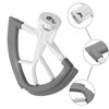 Flex Edge Beater,Mixer Accessory,Attachments For Mixer,Fits Tilt-Head Stand Mixer Bowls For 4.5-5 Quart Bowls,Beater With Silicone Edges,White