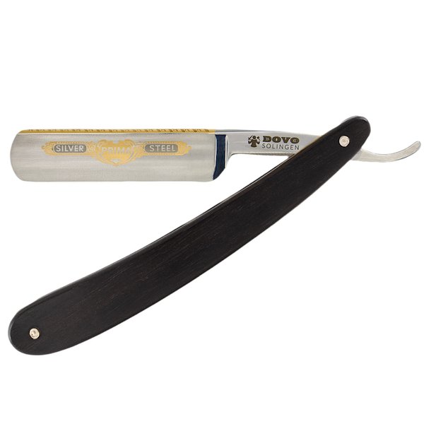 DOVO Straight Razor Shave Ready Carbon with fine German Steel, Ebony