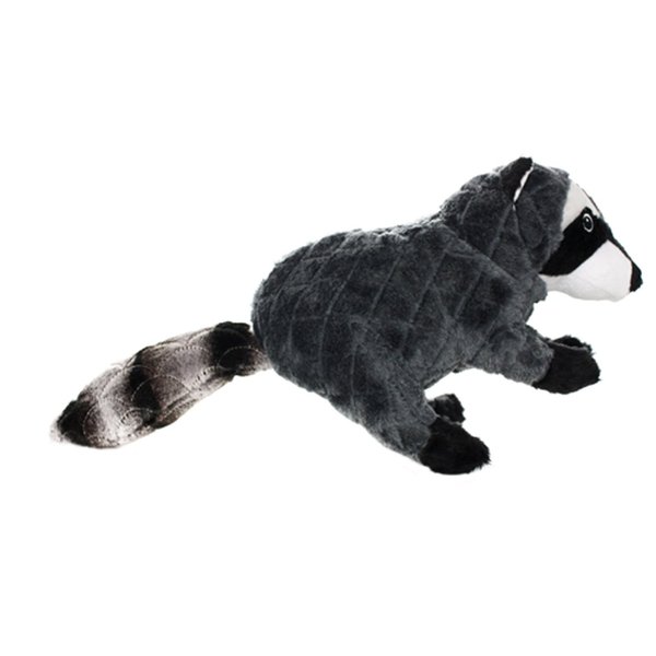 MIGHTY-Nature Raccoon-Squeaker-Multiple Layers. Made Durable, Strong & Tough. Interactive Play Dog Toy (Tug, Toss & Fetch). Machine Washable & Floats