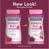 Nature's Bounty Optimal Solutions, Women's Multivitamin Gummies for Immune Support, Cellular Energy Support, Bone Health, Raspberry Flavor, 140 Ct, 70 Total Servings
