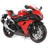 Risopen 1/12 SUZUK1000R Motorcycle Model Toy Mini Alloy Metal Diecast Motorcycle Model Red Motorcycle Model Toy Sport Motorcycle Racing Model Collection Gift for Men Kid Boy