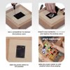 Play Forward Montessori Light Switch Toy for Toddlers — Interactive Busy Board with LED Light—Your Kids On-the-Go Sensory Toy for an Easy, Screen-Free Play Experience, Wooden Busy Board for 18+ Months