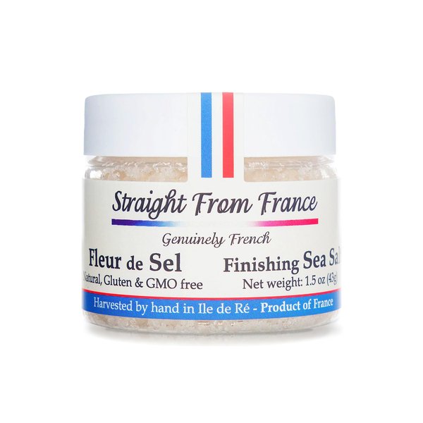 Straight from France Fleur De Sel French Sea Salt Finishing Salt (1.5 oz)