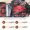RC Car Shell Body Clip,4PCS Silicone and Iron RC Body Clip for 1/10 Model Car (Orange)