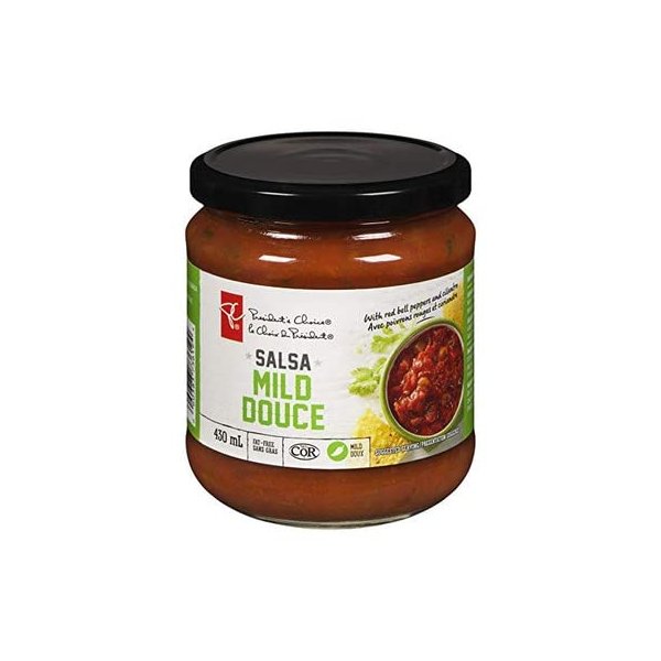 President's Choice Mild Salsa, 430g/15.2 oz., {Imported from Canada}