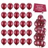 Burgundy Balloons 100 Pack 12 Inch Latex Party Balloons Burgundy Wine Red Balloons Latex Balloons for Weddings, Birthday Party, Bridal Shower, Party Decoration (Burgundy, 12 Inch)