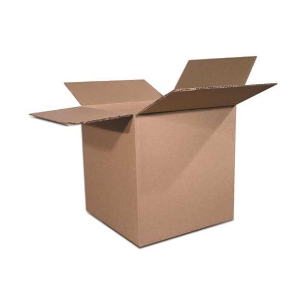 The Packaging Wholesalers 8 x 4 x 4 Inches Shipping Boxes, 25-Count (BS080404)