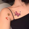 Butterfly Temporary Tattoos Stickers, 150 Pcs 3D Colorful Butterfly, Body Art Waterproof Tattoos Stickers for Women Adult Kids（Butterfly）562