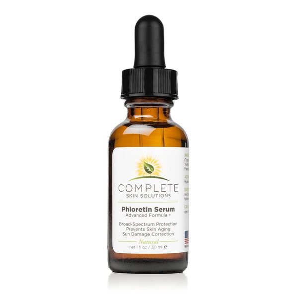 Phloretin Serum Advanced Formula (1 oz) | Anti-Aging Compound with Antioxidants, Vitamin C, Ferulic and Hyaluronic Acid | Reduces Fine Lines and Age Spots