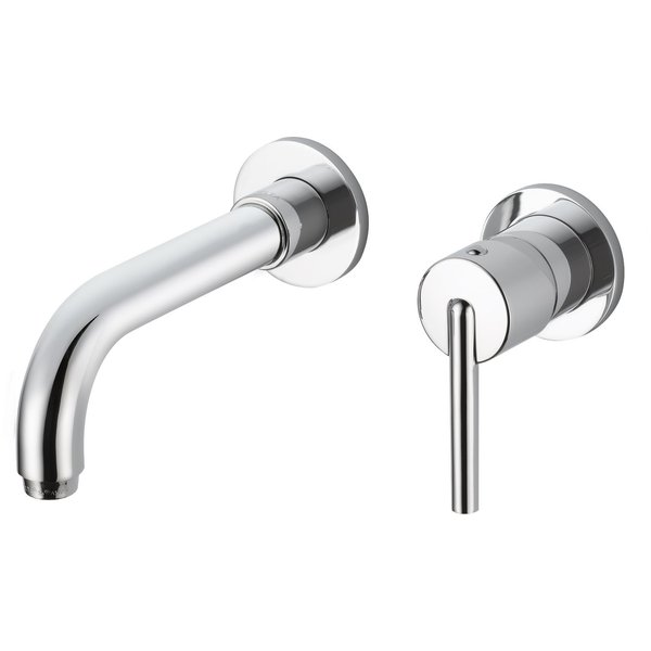 Delta Faucet Trinsic Wall Mount Faucet, Bathroom Faucet Chrome, Wall Mount Bathroom Faucet 3 Hole, Widespread Bathroom Faucet, Chrome T3559LF-WL