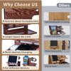 Funistree Gifts for Men Dad Christmas from Daughter Son, Ash Wood Phone Docking Station, Anniversary Xmas Birthday Gifts for Him Husband Boyfriend from Wife, Nightstand Organizer Presents Ideas