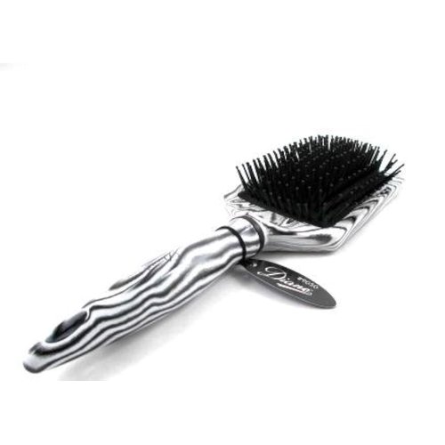 Diane Zebra Style 13 Row Paddle Hair Brush D9050, 1 Pack