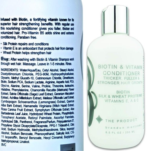 Biotin Vitamin Hair Growth Conditioner-(High Potency) Biotin Conditioner For Fastest Hair Growth, Anti Hair Loss Conditioner, Vitamins E, A, And C, B. THE PRODUCT