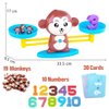 CozyBomB™ Monkey Balance Counting Toys Cool Math Games - STEM Preschool Educational Toys for 3 4 5 Year olds Cool Math Educational Kindergarten - Number Toddler Learning games for Boys and Girls