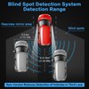 BlueDex Universal Blind Spot Monitoring Assistant DC12V Car Lane Changing Warning 24Ghz Millimeter Wave Sensor Detection System