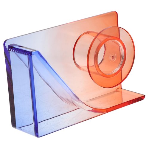 Mini Tape Dispenser Gradient Color Portable Tape Holder for Office and Home and Sticker Accessory Lightweight and Reusable Design