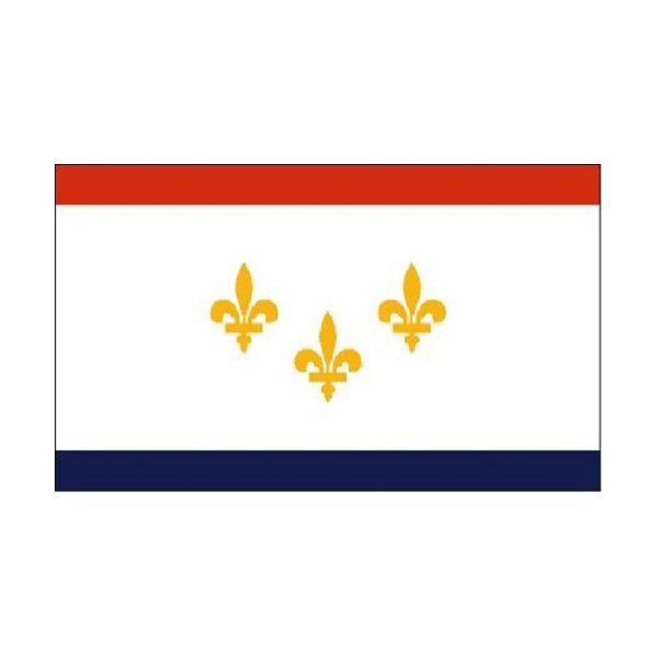New Orleans Louisiana Polyester Flag 3' x 5'