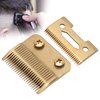 Replacement Detachable Trimmer, Standard Replacement Head Hair Trimmer Replacement Blades Not Easy To Scratch The Skin, Durable Stainless Steel 2 Holes Clipper Blades For 8504