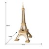 Rolife 3D Wooden Puzzle Assemble Toy-DIY Model Craft Kit-Home Decoration-Best Educational Birthday Day Gift for Boys Girls Friends Son Adults(Eiffel Tower)