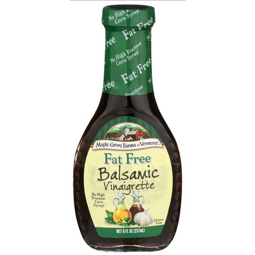 Maple Grove Dressing Balsamic Vinaigrette Fat Free 8.0 OZ(Pack of 2)