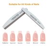 Nail Files and Buffer, Professional Manicure Tools Kit 150 150 Grit Double Sided Washable 10 Nail File Set