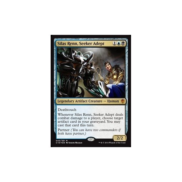 Magic The Gathering - Silas Renn, Seeker Adept (043/351) - Commander 2016 - Foil