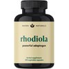 Rhodiola Rosea 600 mg - 120 Vegan Capsules - Ultra Potent Rhodiola Supplement for Natural Stress Support and Mood Boost - Rhodiola Rosea Extract (3% Salidroside & 1% Rosavins) - Powerful Adaptogen