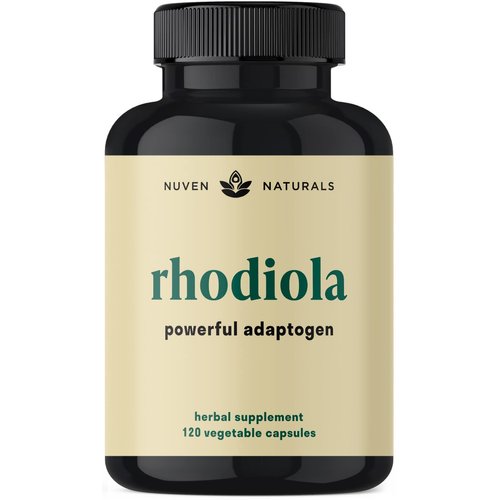 Rhodiola Rosea 600 mg - 120 Vegan Capsules - Ultra Potent Rhodiola Supplement for Natural Stress Support and Mood Boost - Rhodiola Rosea Extract (3% Salidroside & 1% Rosavins) - Powerful Adaptogen