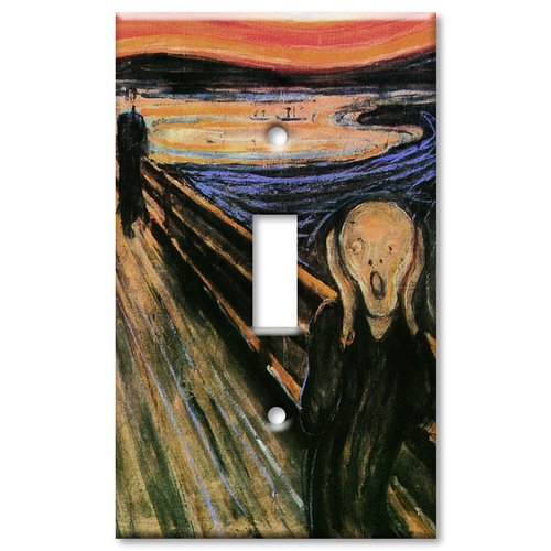 Art Plates - Munch: The Scream Switch Plate - Single Toggle