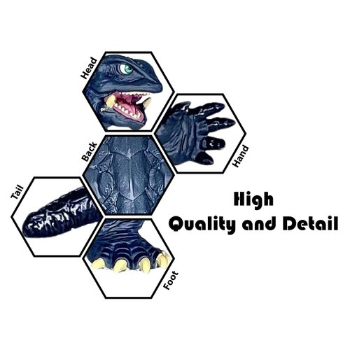 TwCare Gamera Figure 1995, Godzilla Toy Action Figure: King of The Monsters, Movie Series Movable Joints Soft Vinyl, Travel Bag