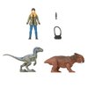 Jurassic World Dominion Human & Dino Pack Maisie & Velociraptor Beta & Accessories, Authentic Action Figures, Movable Joints, Ages 4 Year & Up