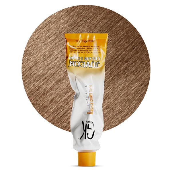 GK HAIR Global Keratin Goldens 8.3 Light Golden Blonde Hair Color Cream Tube (3.4 Fl Oz/100ml) - Professional Semi Permanent Nourishing & Cleansing Long Lasting Toner Dye