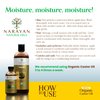 Narayan Organic Castor Oil (16 Fl Oz) — USDA Certified Natural Hexane Free Cold Pressed Castor Oil for Hair Growth, Eyelashes, Eyebrows & Skin — Cruelty-Free Hair & Body Oil — Includes Beauty Kit