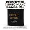 Copper Johns | Bar Soap | For Both Beard & Body | Made with Natural Oils and Organic Shea Butter | Arctic Powder | 5 oz